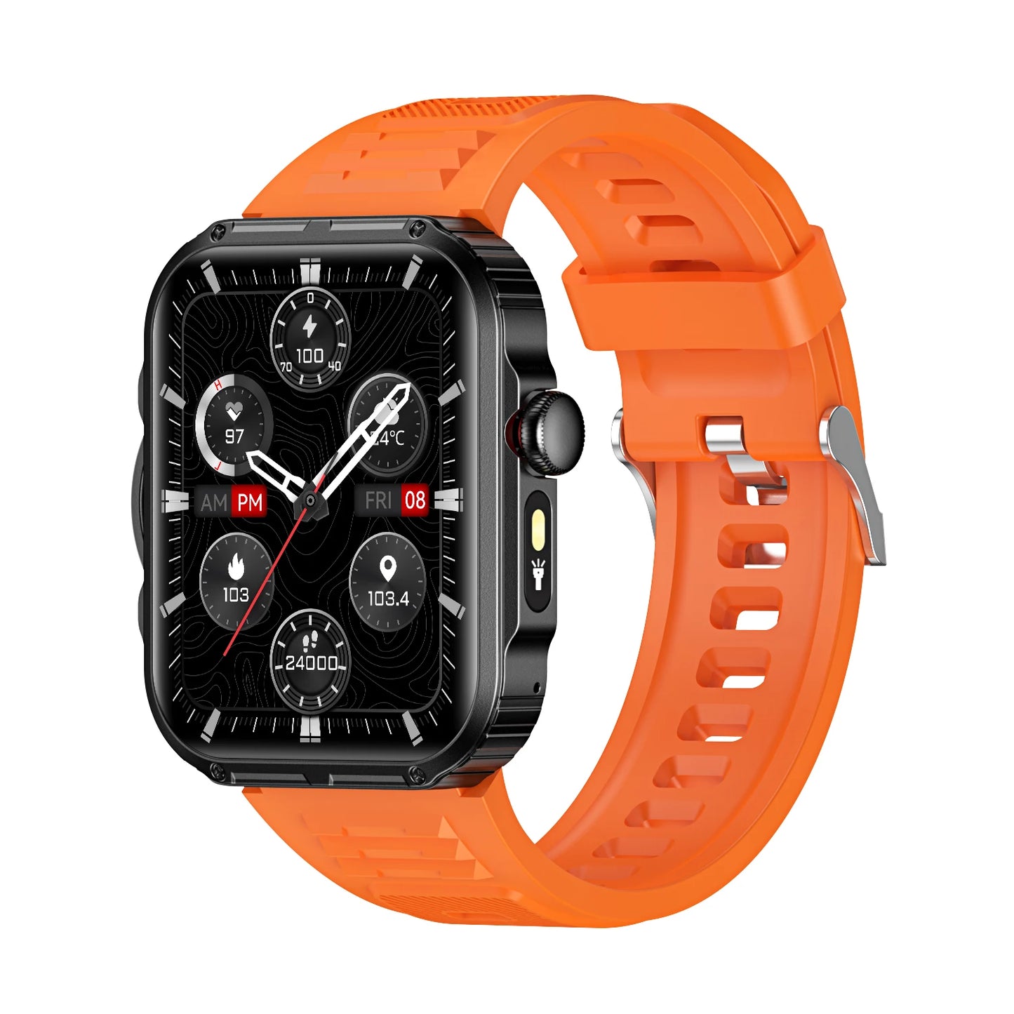 HDT11 Ultra Smart Fitness Watch with Bluetooth Calling Health Management Sleep Monitoring Multiple Sports Modes Water Resistant