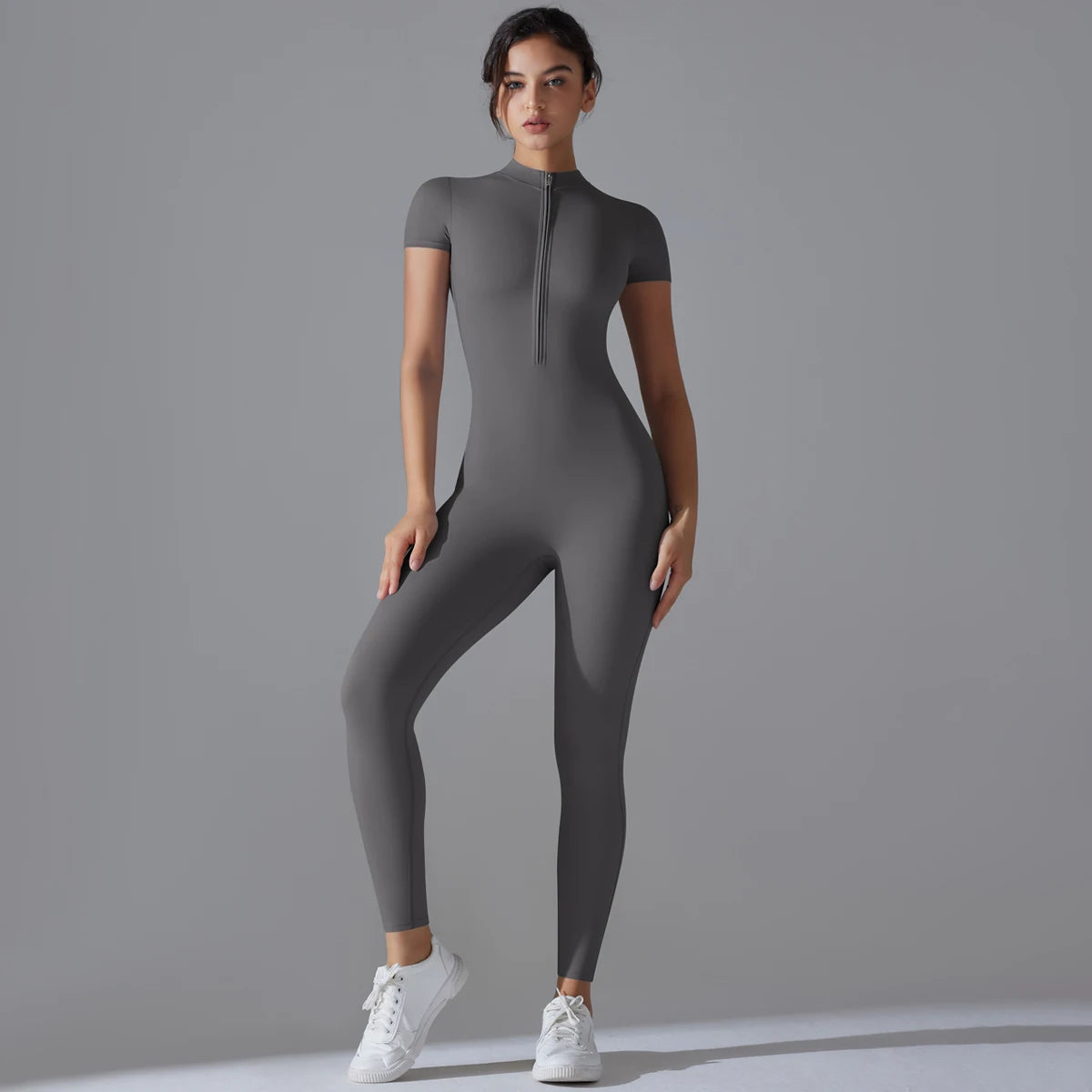 “Flexoora Women’s Quick‑Dry Breathable Fitness Bodysuit”