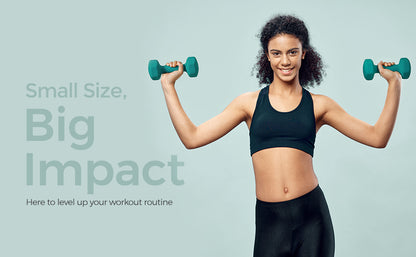 “Flexoora Hex‑Neoprene Dumbbells Set (2pcs) – Gym Fitness Body Strength Training”