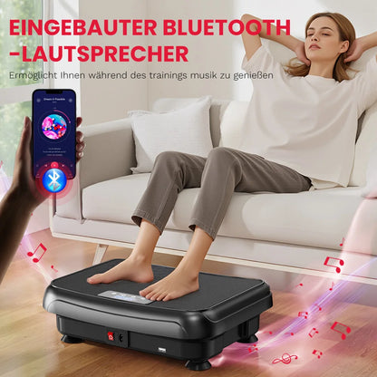 “Flexoora Vibration Plate 99 – Gym Fitness Body Bluetooth Platform, 5 Training Programmes”