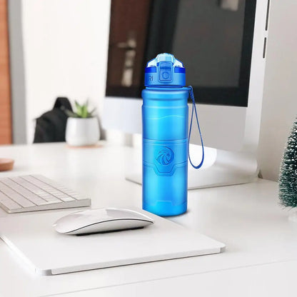 Sports Water Bottles With Time Scale Marker Leakproof Outdoor Shaker Bottle Tritan Plastic Eco-Friendly Drinkware BPA Free