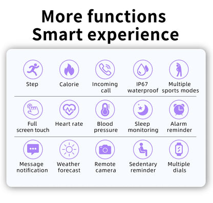 LIGE 2025 Smart Watch Women Men Lady Gift Sport Fitness Watches Heart Rate Monitor Waterproof Smartwatch For Xiaomi Android IOS