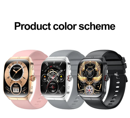 2025 New 1.95 Inch Ultra HD Smart Watch Men For OPPO GPS Tracking Bluetooth Call NFC Heart Rate Sports Fitness Women Smart Watch