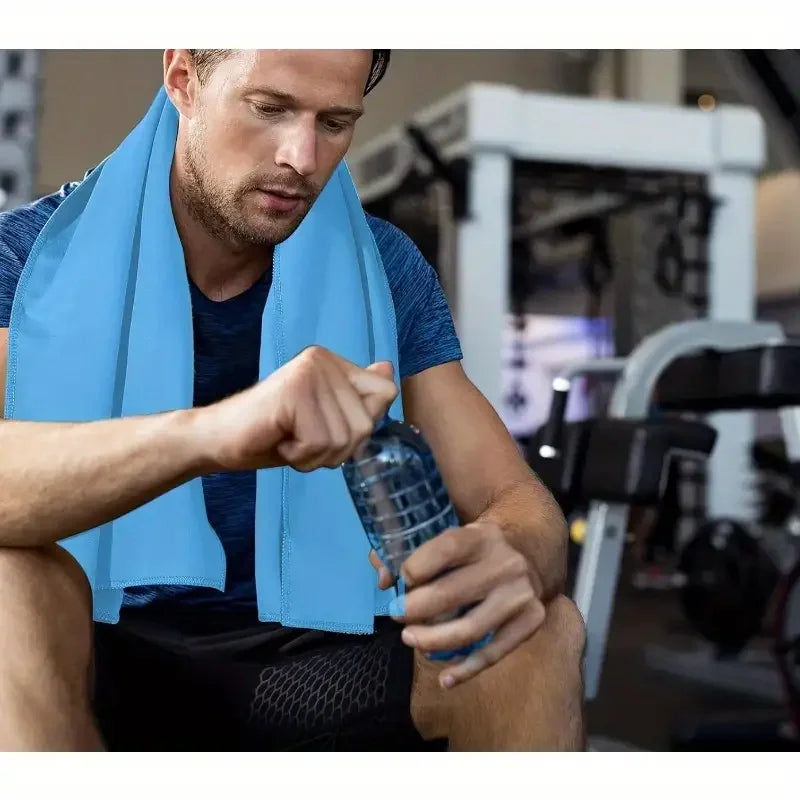 Compact Pocket-Sized Microfiber Towel – Super Absorbent & Fast-Drying for Gym, Yoga, Travel