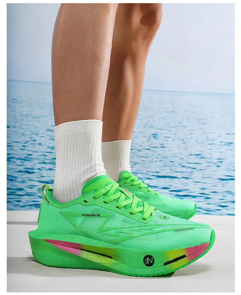 Running Shoes Carbon Board Speciality Marathon Men Sports Breathable Lightweight Women's Comfortable Athletic Nonskid Sneakers