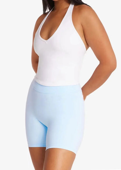 “Flexoora Women’s Halter Vest with Chest‑Pad – Gym & Yoga”