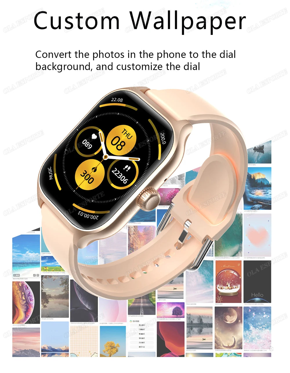 2025 New Smart Watch Men Women Gift Full Touch Screen Digital Sport Fitness Message Watches Bluetooth Call Smartwatch Wristwatch