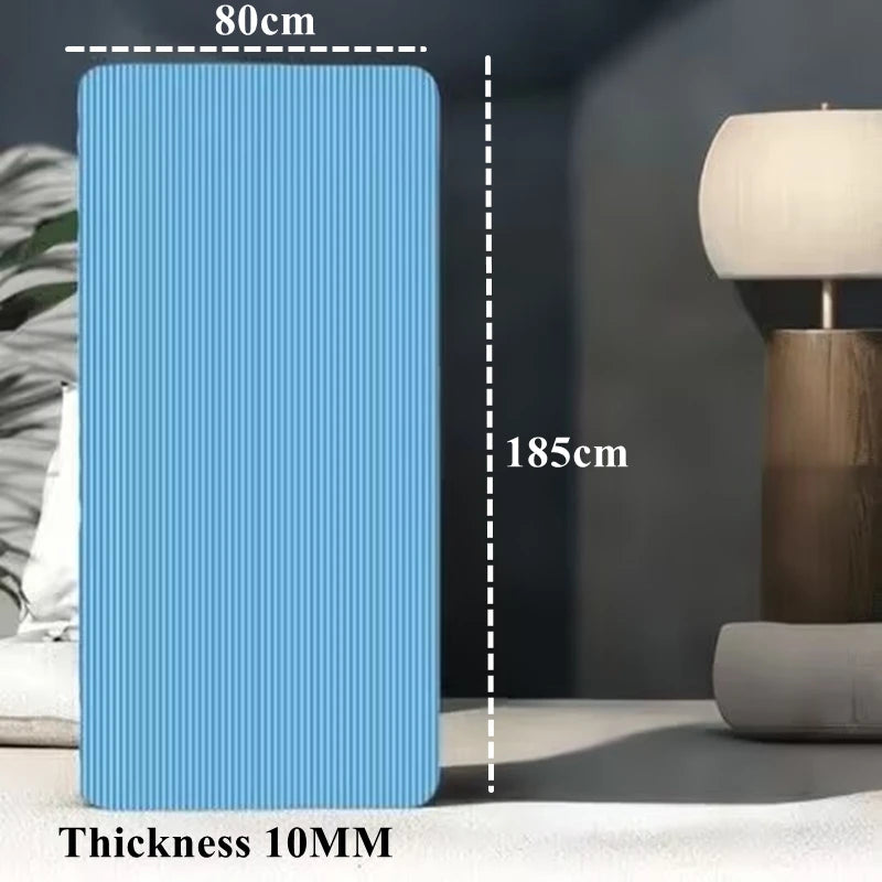 “Flexoora Premium Gym Mat – 185×90 cm, Thick 10 mm Cushion – Gym & Fitness Body”
