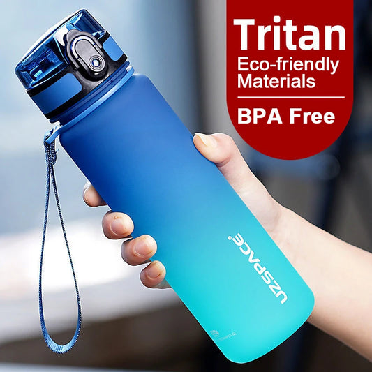 Hot Sale 500/1000ML Sports Water Bottle Shaker Outdoor Travel Portable Leakproof Drinkware Tritan Plastic Drink Bottle BPA Free