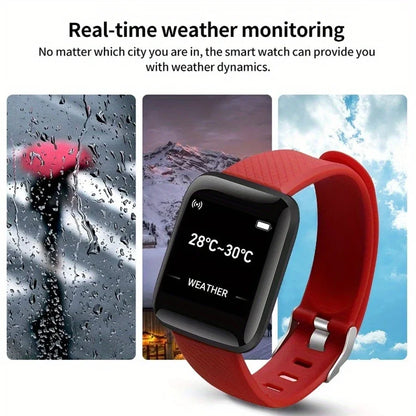 Smart Watch 1.44-inch Y68 Sport Wristband Running Fitness Monitor Track Heart Rate Message Remind Men Smartwatch Woman Clock