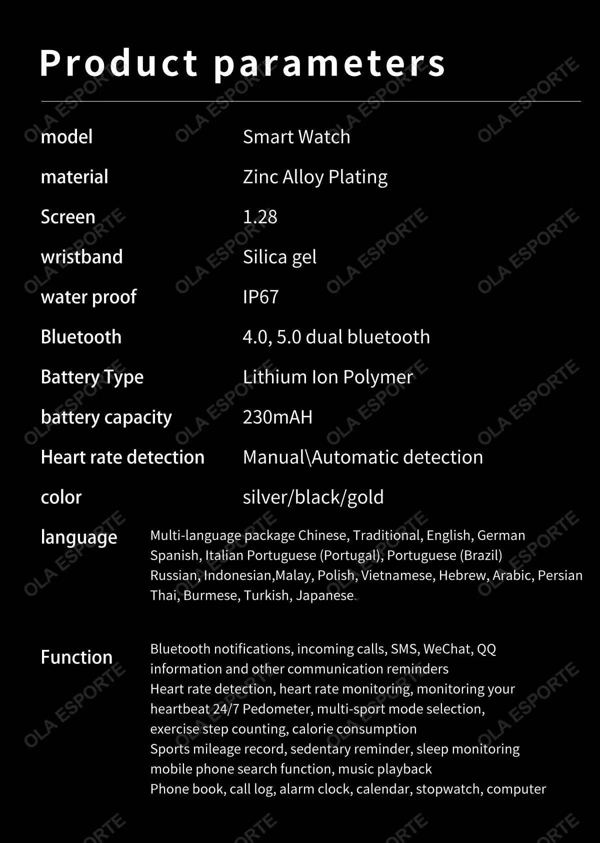 For Android IOS Smartwatch GPS Fitness Tracker Watch 6 Bluetooth Call Watches For Man Heart Rate Monitor Watch Men Women 2025New