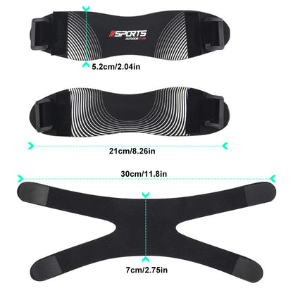 “Flexoora Patellar Support Strap – Gym Fitness Body Adjustable Knee Stabilizer for Running & Football”