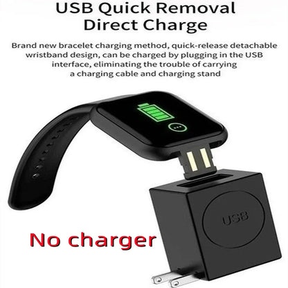 Smart Watch 1.44-inch Y68 Sport Wristband Running Fitness Monitor Track Heart Rate Message Remind Men Smartwatch Woman Clock