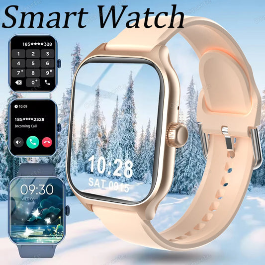2025 New Smart Watch Men Women Gift Full Touch Screen Digital Sport Fitness Message Watches Bluetooth Call Smartwatch Wristwatch
