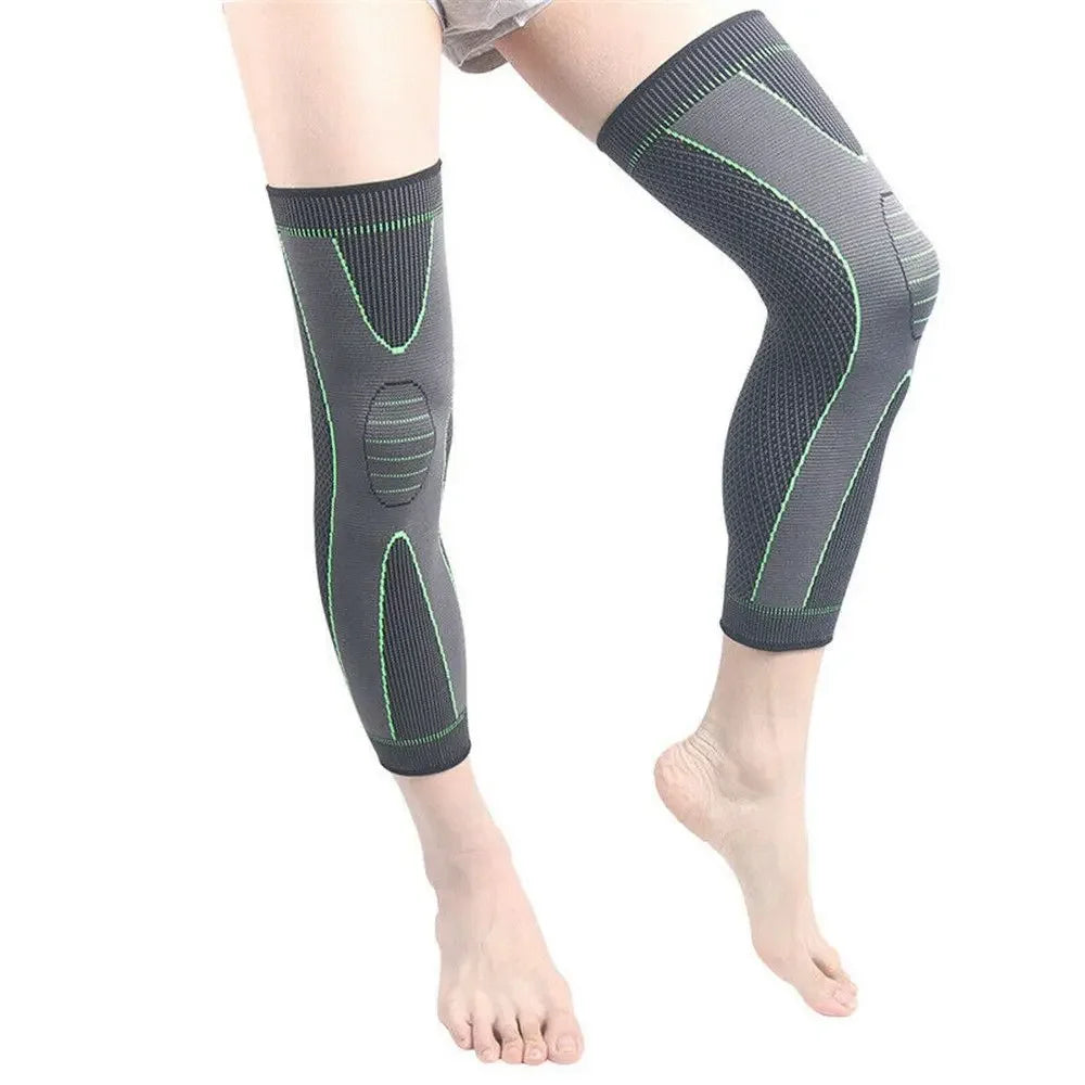 “Flexoora Full‑Leg Knee Sleeve – Gym Fitness Body Adjustable Compression Support for Running & Arthritis”