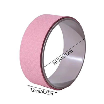 “Flexoora Yoga Wheel – Gym Fitness Body Stretch & Back‑Training Roller”