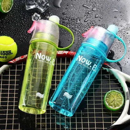 Sports Water Bottle Spray Cup Outdoor Portable Kettles Jug Large Capacity Men And Women 600ml