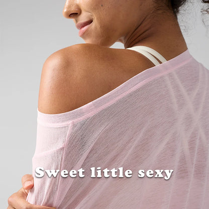 “Flexoora Women’s Loose Quick‑Dry Summer Gym Tee”