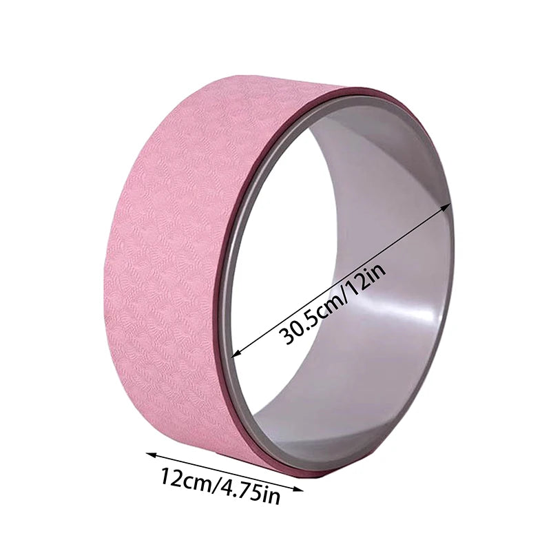 “Flexoora Yoga Wheel – Gym Fitness Body Stretch & Back‑Training Roller”