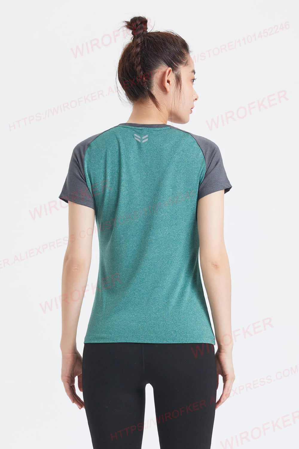 “Flexoora Women’s Quick‑Dry Yoga & Gym Tee”