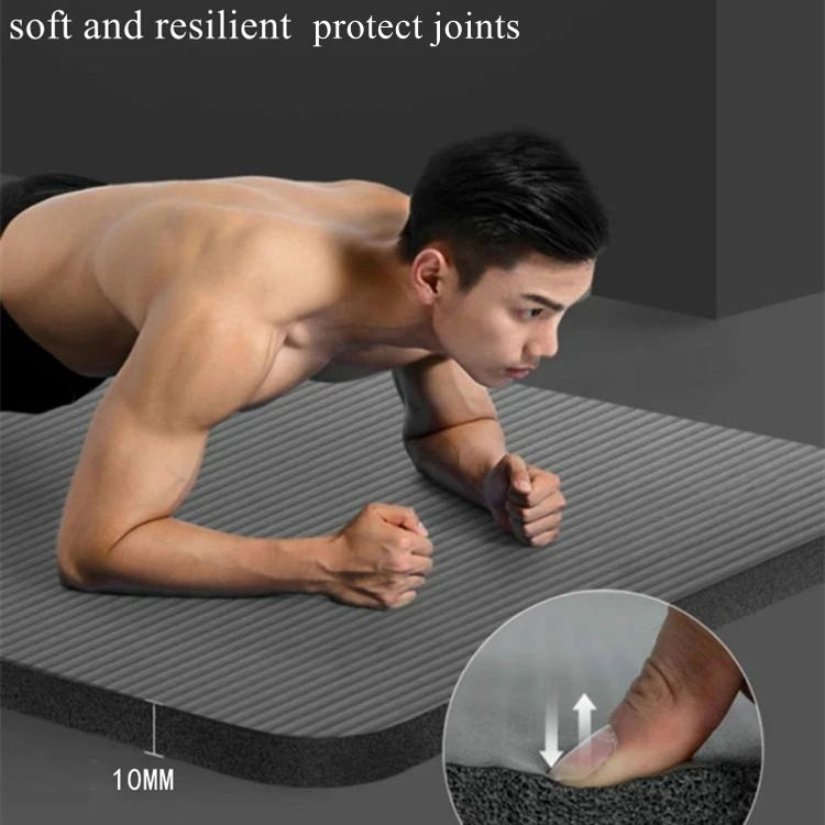 “Flexoora Premium Gym Mat – 185×90 cm, Thick 10 mm Cushion – Gym & Fitness Body”