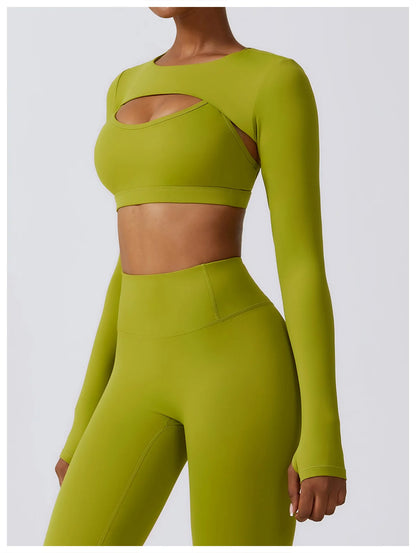 “Flexoora Women’s Long‑Sleeve Quick‑Dry Training Tee – Gym & Run”