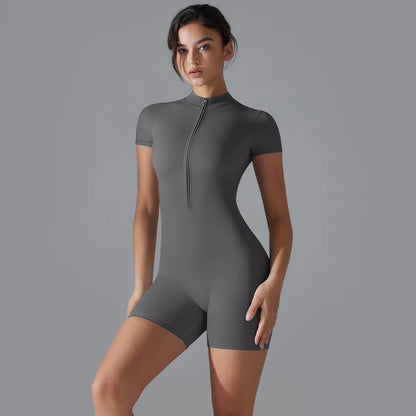 “Flexoora Women’s Quick‑Dry Breathable Fitness Bodysuit”