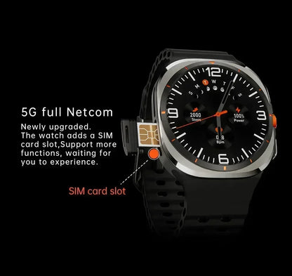 U8 Ultra Smartwatch 5G/4G Android 2025 New Global Call Amoled Screen Rotation Camera GPS WIFI Full Network