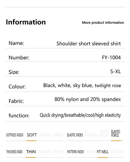 “Flexoora Women’s Quick‑Dry Round‑Neck Short‑Sleeve Gym Tee”