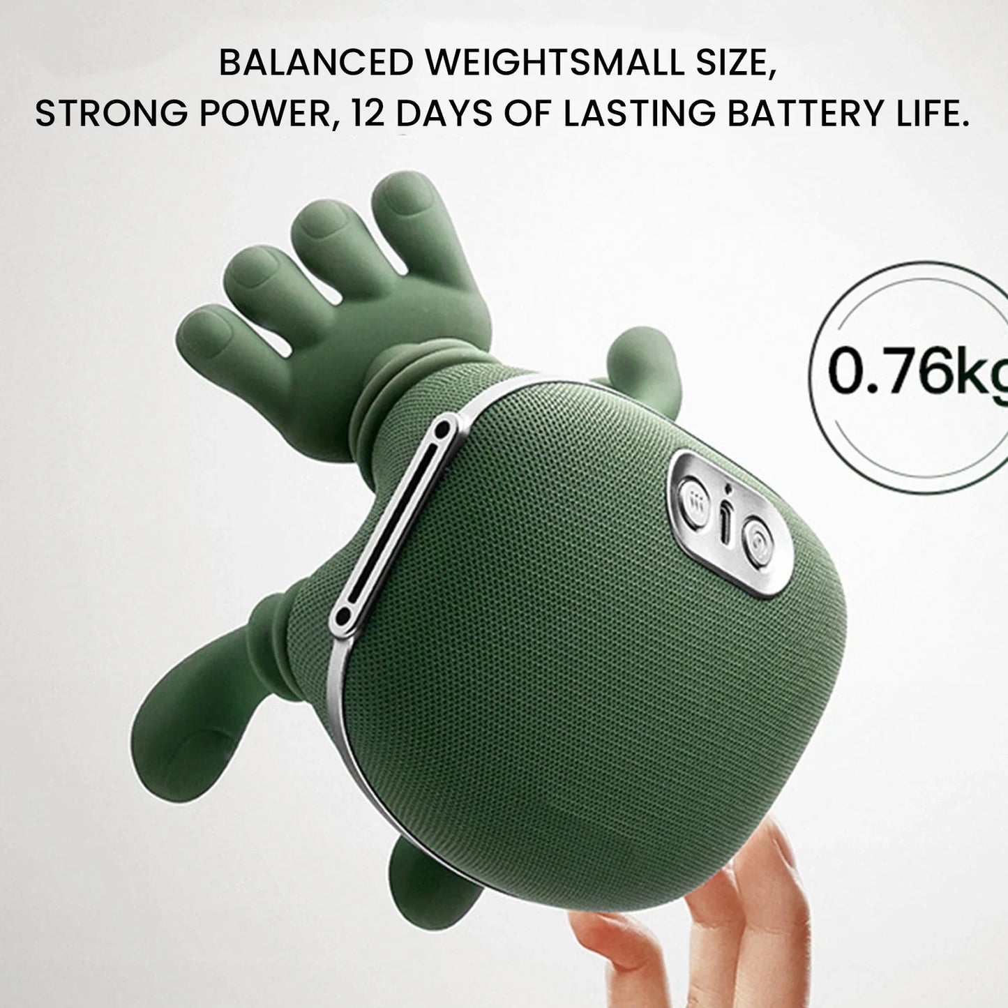 “Flexoora Heated Neck & Shoulder Massager – Gym Fitness Body Electric Kneading‑Pillow 3 Mode”