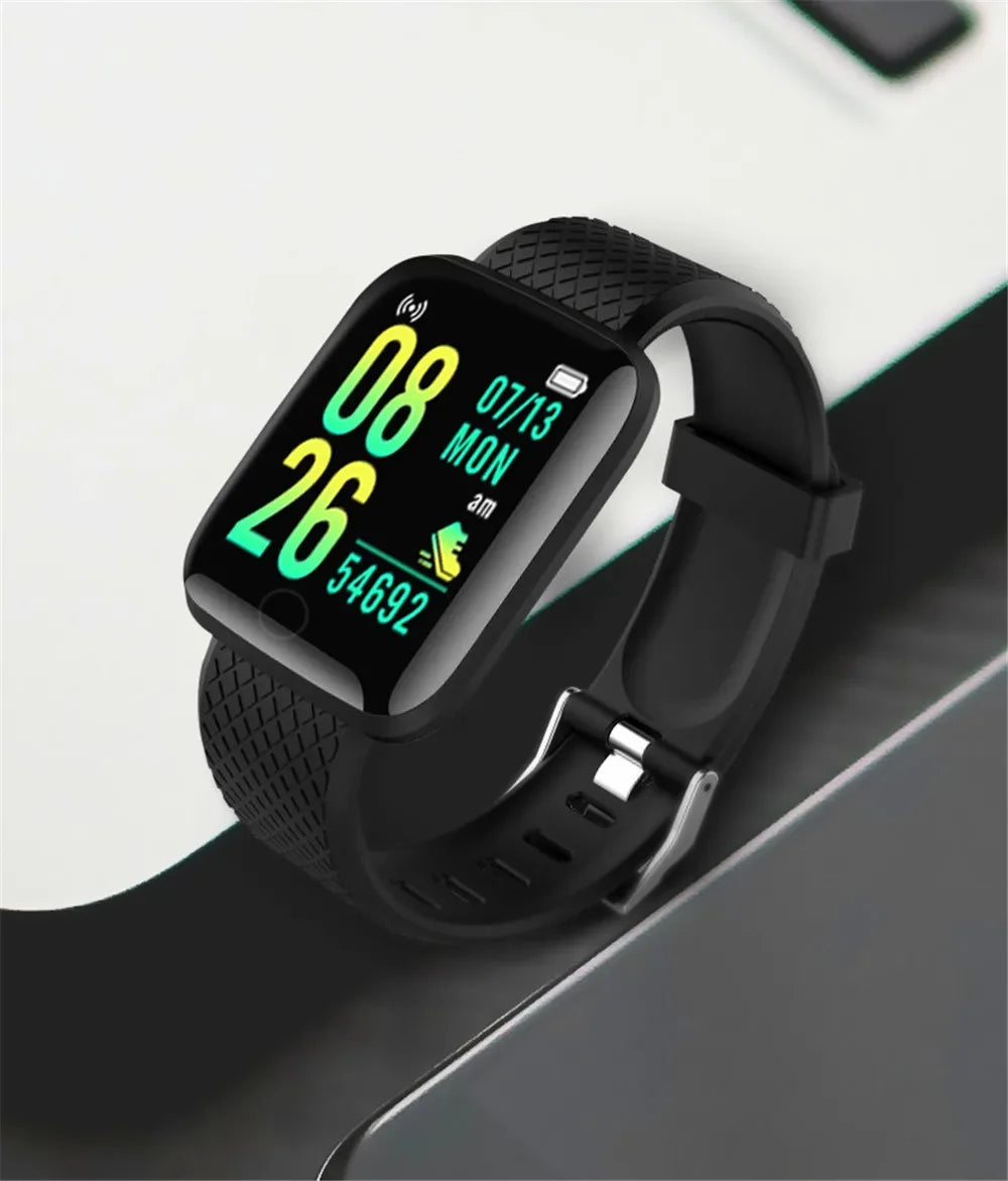 Smart Watch 1.44-inch Y68 Sport Wristband Running Fitness Monitor Track Heart Rate Message Remind Men Smartwatch Woman Clock