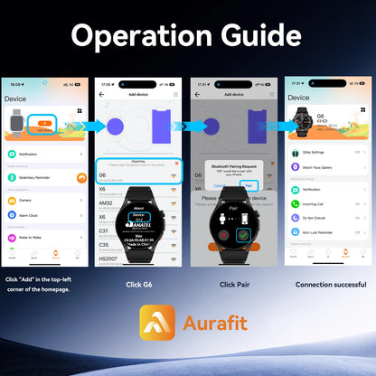 Smart Watch 1.43" AMOLED Screen Bluetooth Call GPS Fitness Tracker 150+ Sport Modes Heart Rate/SpO2 Monitor 450mAh