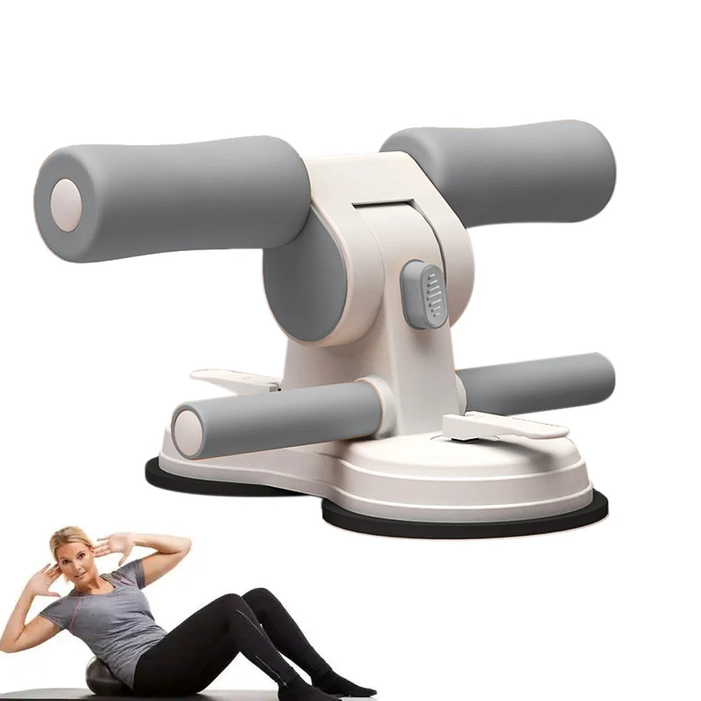 “Flexoora Portable Sit‑Up Bar – Gym Fitness Body Adjustable Foot Holder & Dual Suction Cups”