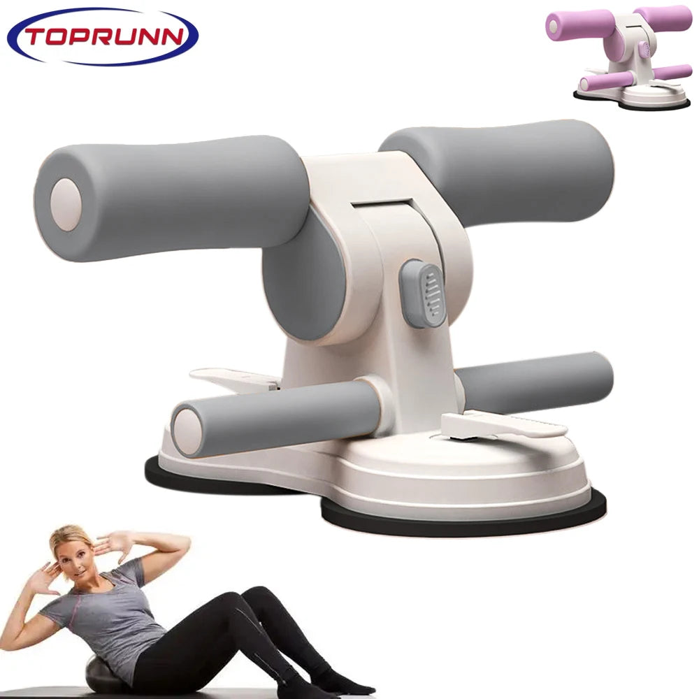 “Flexoora Portable Sit‑Up Bar – Gym Fitness Body Adjustable Foot Holder & Dual Suction Cups”