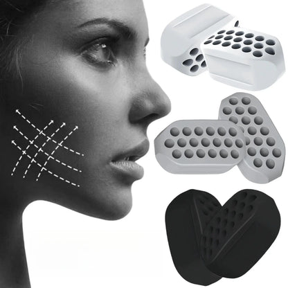 “Flexoora Jaw‑Line Trainer – Gym Fitness Body Silicone Dual Resistance Chew Balls”