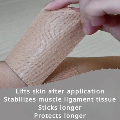 “Flexoora Muscle Energy Patch – Gym Fitness Body Waterproof 5 cm Kinesiology Tape”