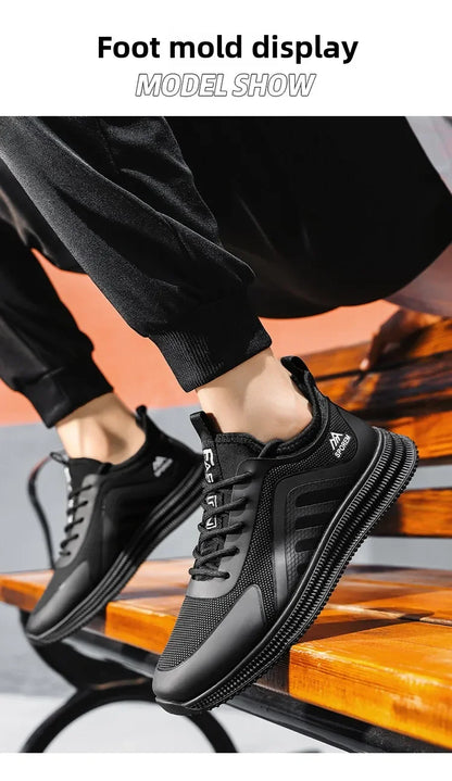 Sports Shoes Man's Lightweight Soft Sole Casual Comfortable Shoes Thin Flat Bottom Resistant To Dirt Trendy Streamline Anti-slip