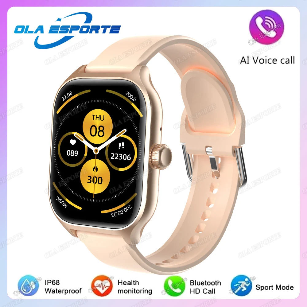 2025 New Smart Watch Men Women Gift Full Touch Screen Digital Sport Fitness Message Watches Bluetooth Call Smartwatch Wristwatch