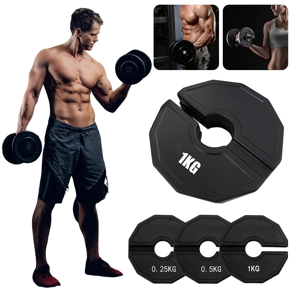 “Flexoora Micro‑Plates Set – Gym Fitness Body Add‑On 35mm Rubber Weight Plates”