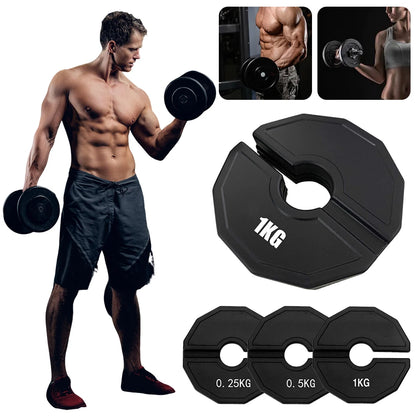 “Flexoora Micro‑Plates Set – Gym Fitness Body Add‑On 35mm Rubber Weight Plates”
