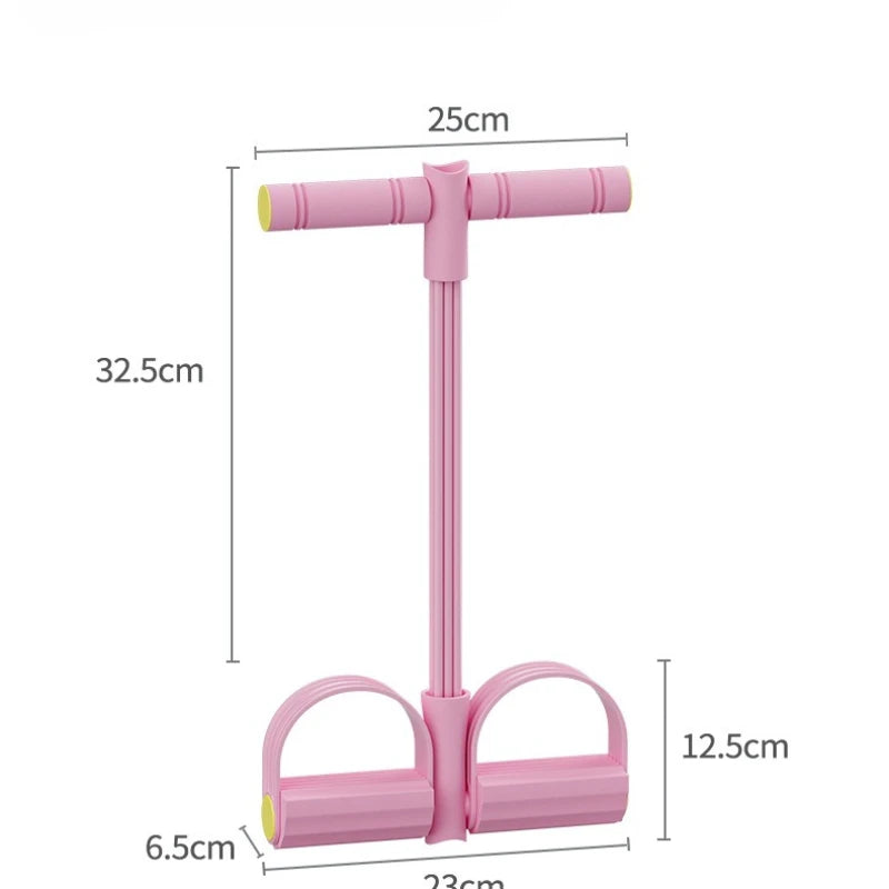 “Flexoora Elastic Bands Set – Gym Fitness Body Tension Ropes for Home Ab & Belly Workout”