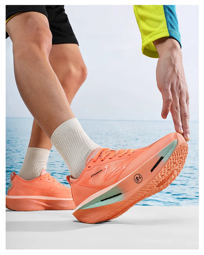 Running Shoes Carbon Board Speciality Marathon Men Sports Breathable Lightweight Women's Comfortable Athletic Nonskid Sneakers