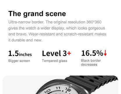 2025 New Watch 7 Ultra Smart Watch Men 32GB Memory Video GPS NFC 47mm AMOLED Fitness Waterproof Sport Tracker Health Smartwatch