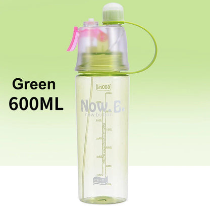 Sports Water Bottle Spray Cup Outdoor Portable Kettles Jug Large Capacity Men And Women 600ml