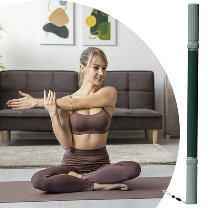 “Flexoora Yoga Stretching Stick – Gym Fitness Body Muscle Relief Tool”