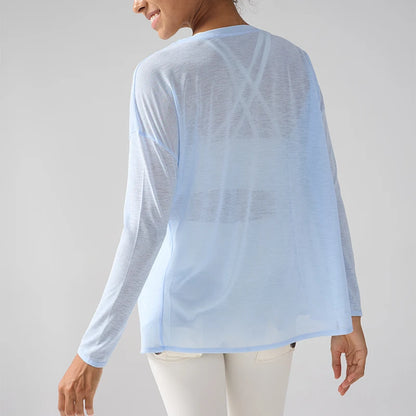 “Flexoora Women’s Loose Quick‑Dry Summer Gym Tee”