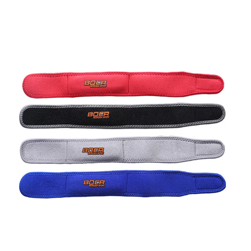 “Flexoora Patella Strap Knee Brace – Gym Fitness Body Adjustable Compression for Running & Cycling”