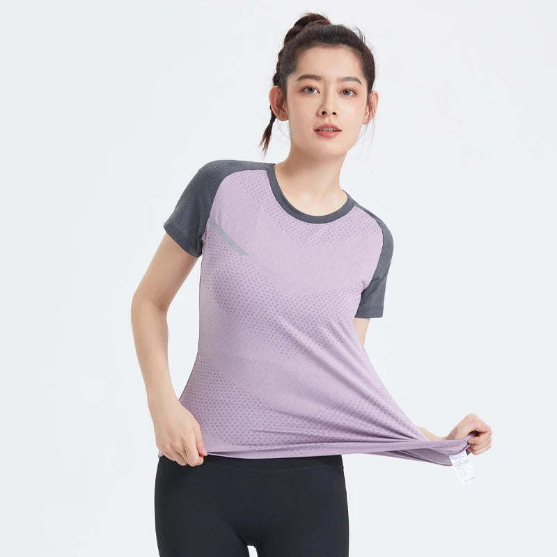“Flexoora Women’s Quick‑Dry Yoga & Gym Tee”