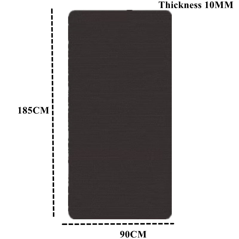 “Flexoora Premium Gym Mat – 185×90 cm, Thick 10 mm Cushion – Gym & Fitness Body”