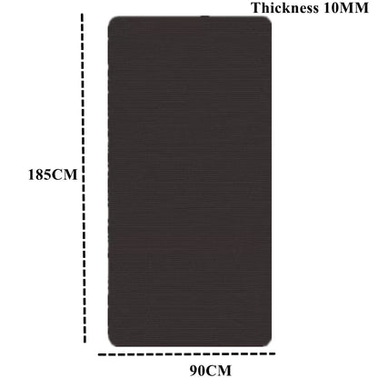 “Flexoora Premium Gym Mat – 185×90 cm, Thick 10 mm Cushion – Gym & Fitness Body”